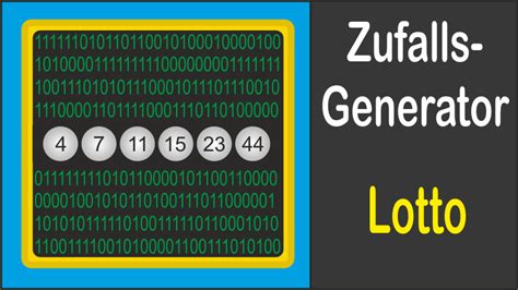 zufallsgenerator zahlen lotto